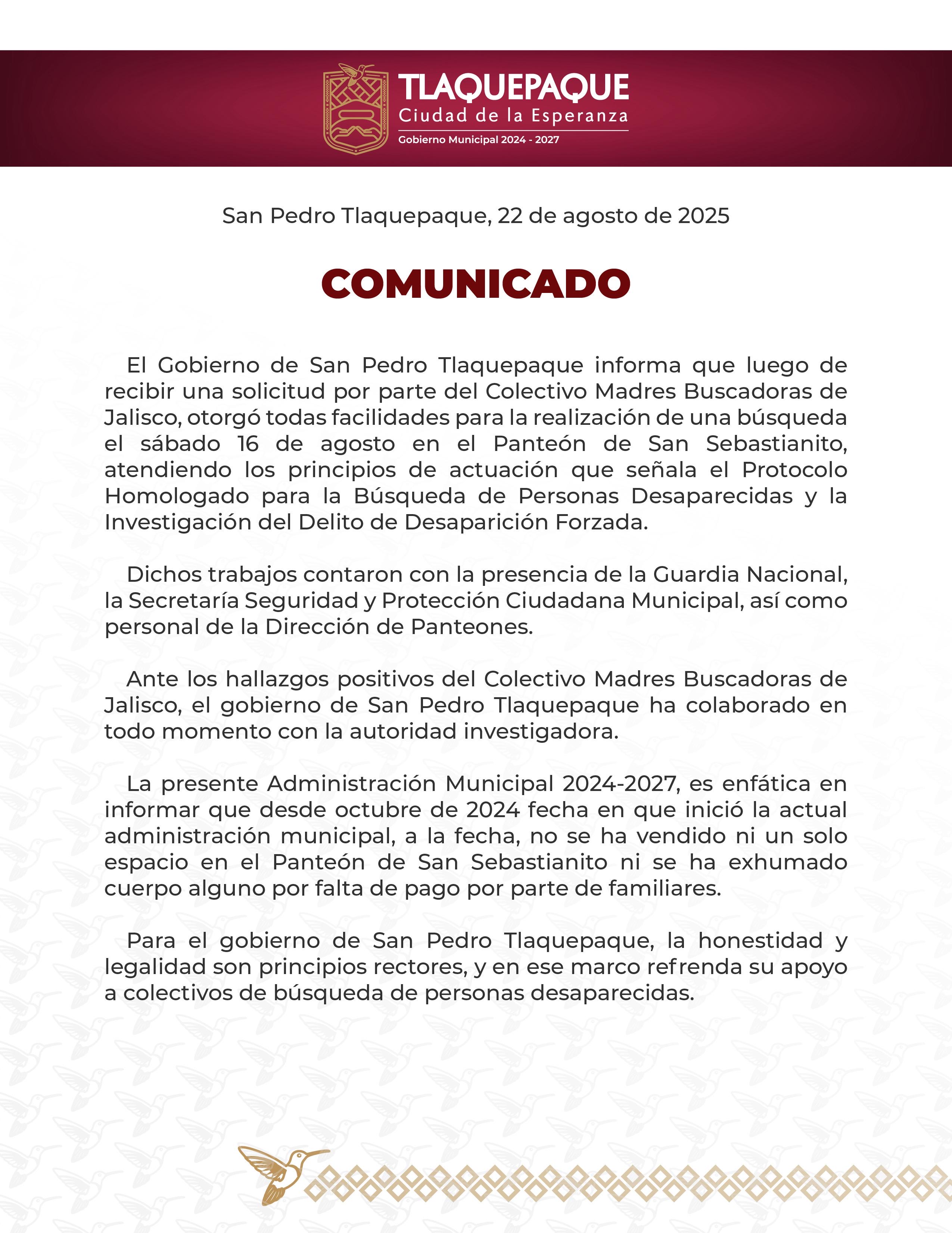 COMUNICADO
