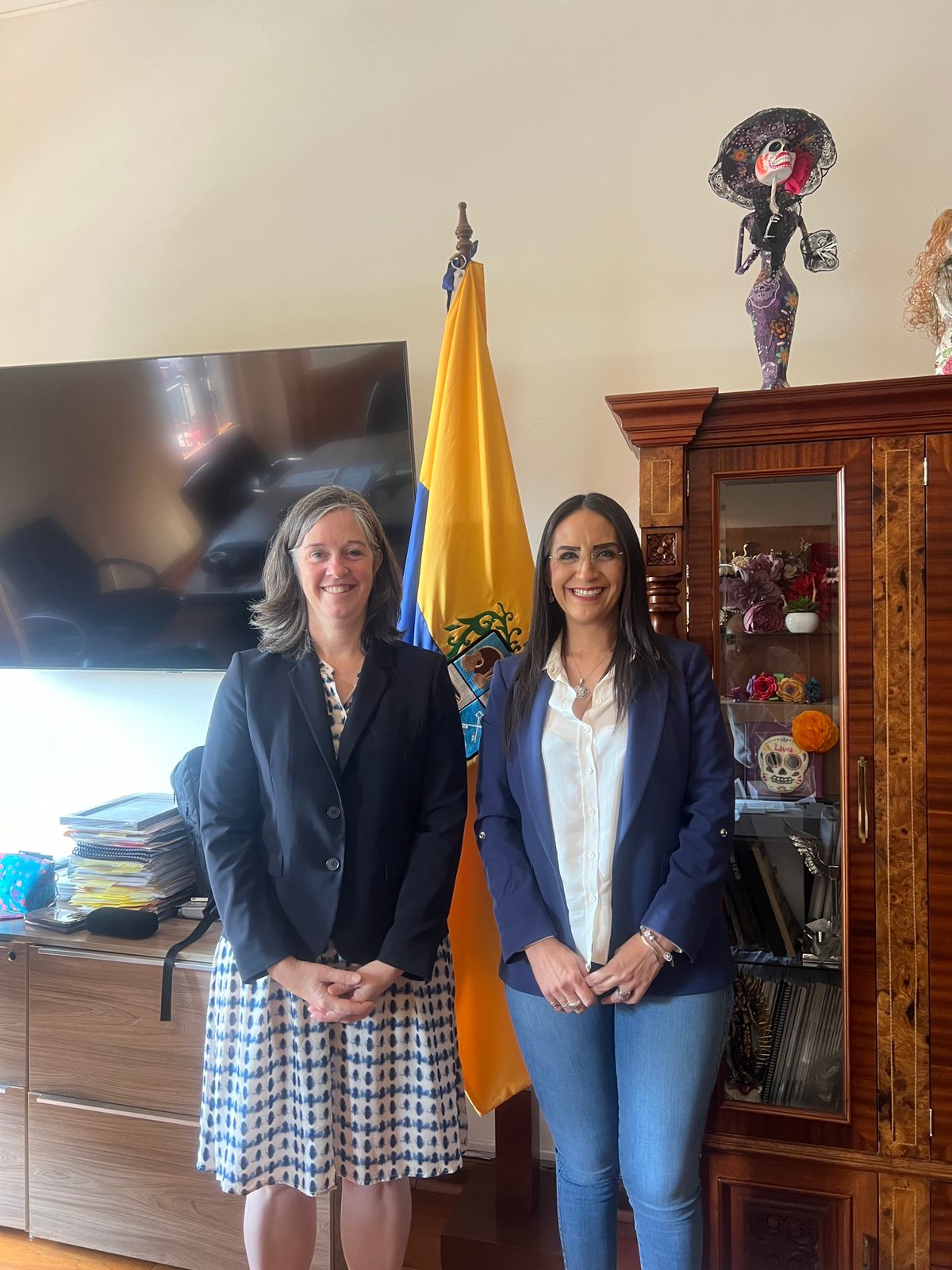LAURA IMELDA SE REUNE CON AMY SCANLON CÓNSUL DE ESTADOS UNIDOS 