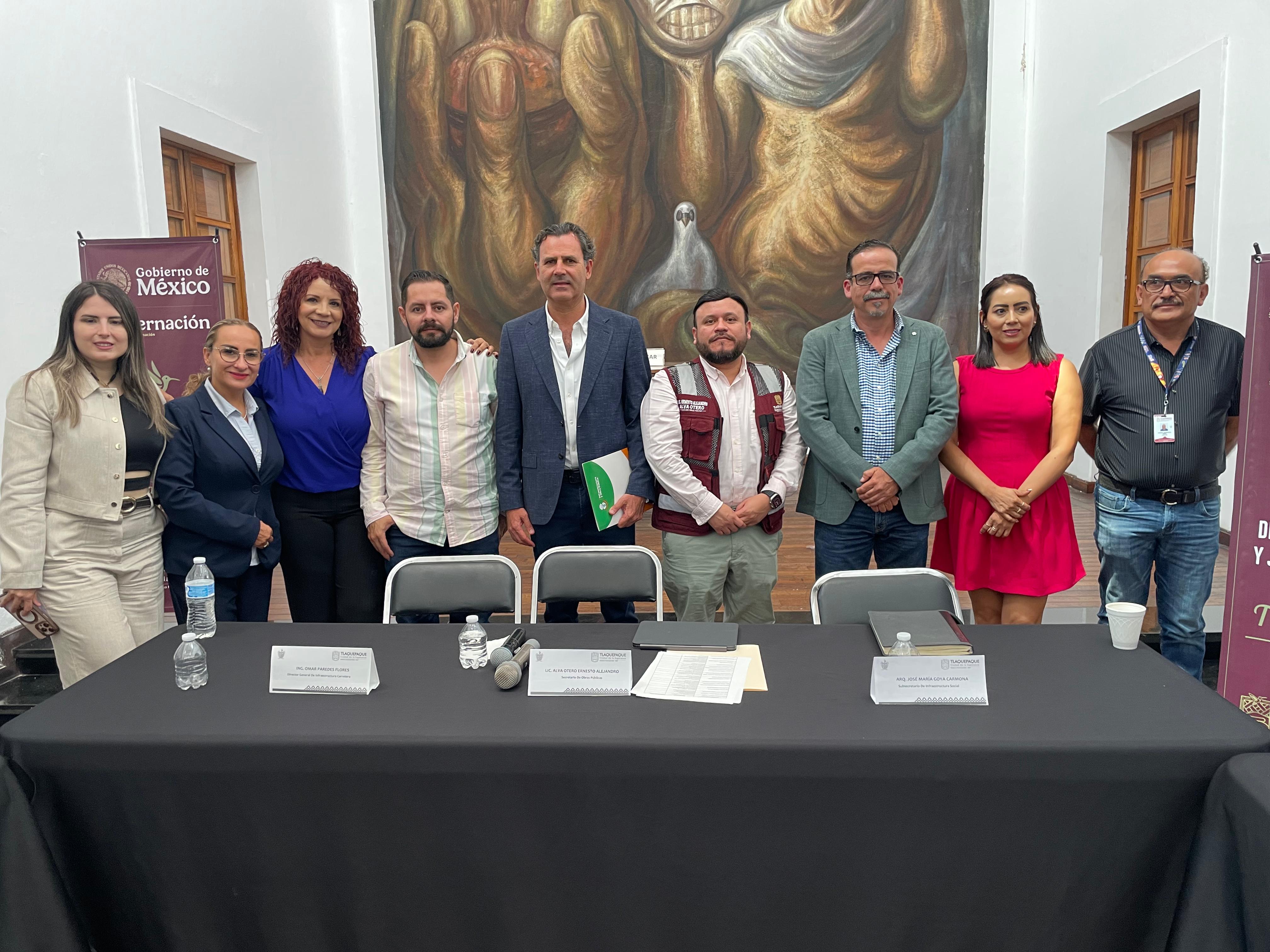 TLAQUEPAQUE Y SIOP INSTALAN MESA DE TRABAJO