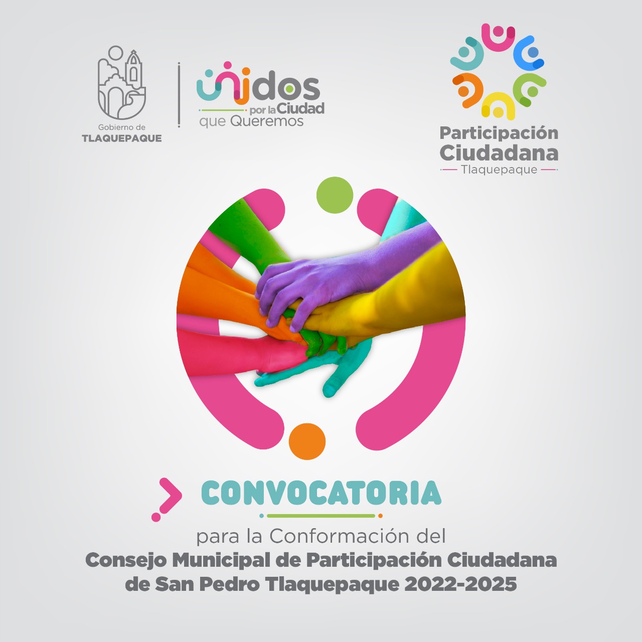 Convocatoria para la Conformación del Consejo Municipal de Participación Ciudadana de San Pedro Tlaquepaque 2022-2025
