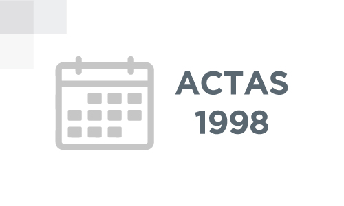 Actas 1998