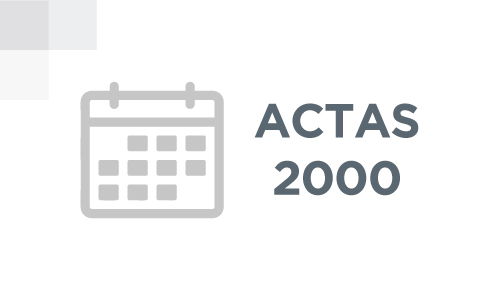 Actas 2000