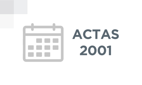 Actas 2001