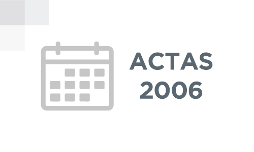 Actas 2006