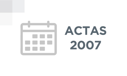 Actas 2007