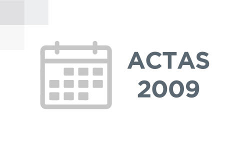 Actas 2009