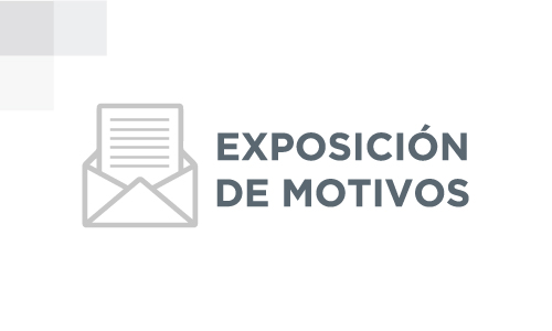 Exposición de motivos